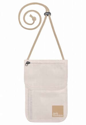 Beige Men Jack Wolfskin Organizer Shoulder Bags | 34552236