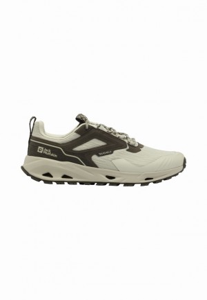 Beige Men Jack Wolfskin Prelight Texashield Low Hiking Shoes | 40362156