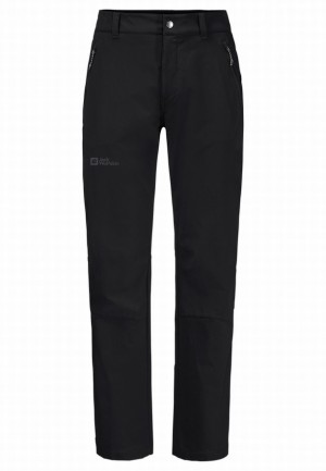Black Men Jack Wolfskin Activate Xt Hiking Pants | 21785313