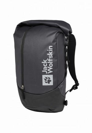 Black Men Jack Wolfskin All-in 30 Hiking Backpack | 72118611