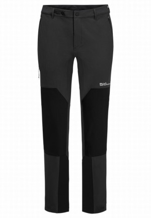 Black Men Jack Wolfskin Andur Hiking Pants | 46457787