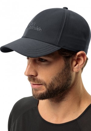 Black Men Jack Wolfskin Brand Baseball Caps | 95466650
