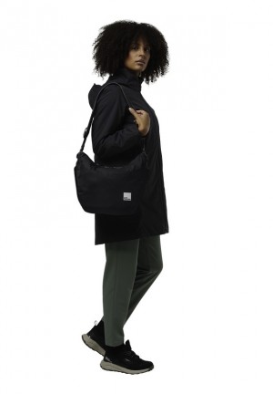 Black Men Jack Wolfskin Burgweg Shoulder Bags | 57667243