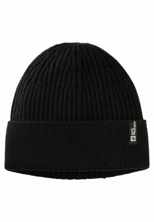 Black Men Jack Wolfskin Cosy Beanie | 19470704