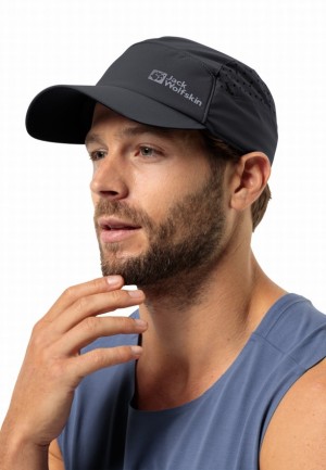 Black Men Jack Wolfskin Eagle Peak Baseball Caps | 56084292