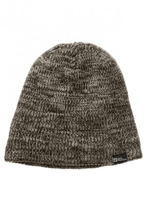 Black Men Jack Wolfskin Feldberg Beanie | 53791436