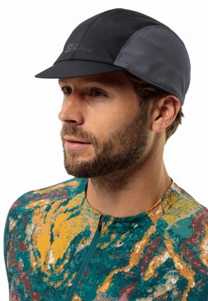 Black Men Jack Wolfskin Gravex Baseball Caps | 22774914