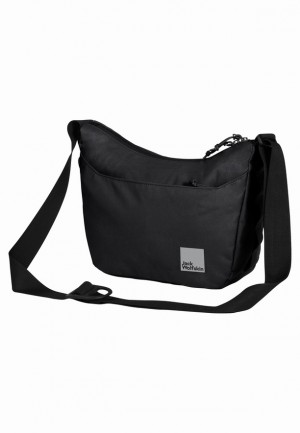 Black Men Jack Wolfskin Honigberg Shoulder Bags | 45344497