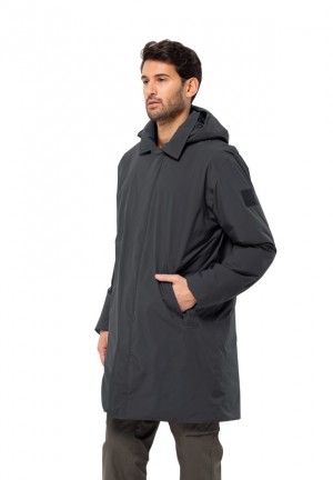 Black Men Jack Wolfskin Koenigsbau Coats | 27428609