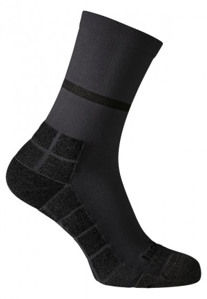 Black Men Jack Wolfskin Light Multi Cl C Socks | 70872563