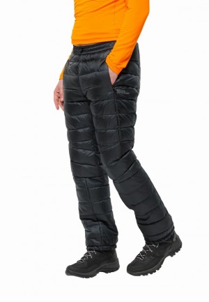 Black Men Jack Wolfskin Nebelhorn Down Pants | 39926121