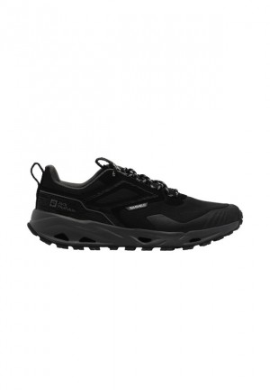 Black Men Jack Wolfskin Prelight Texashield Low Hiking Shoes | 55008203