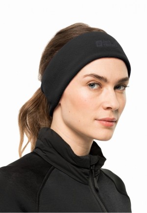 Black Men Jack Wolfskin Real Stuff Headband | 46696254