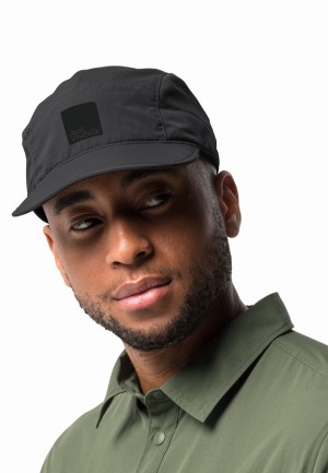 Black Men Jack Wolfskin Road Trip Caps | 88900924