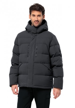 Black Men Jack Wolfskin Roemertor Down Jackets | 23089374