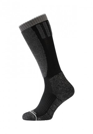 Black Men Jack Wolfskin Ski Merino H C Socks | 10281146