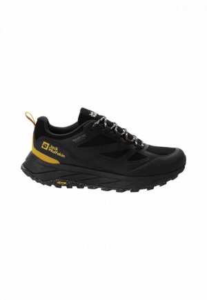 Black Men Jack Wolfskin Terraventure Texapore Low Hiking Shoes | 16166190