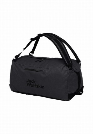 Black Men Jack Wolfskin Traveltopia 45 Duffle Bags | 38479321