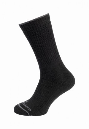 Black Men Jack Wolfskin Trek Merino Cl C Socks | 95999708