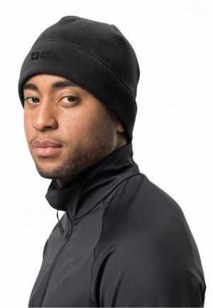 Black Men Jack Wolfskin Vertigo Beanie | 29553789