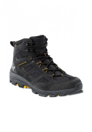 Black Men Jack Wolfskin Vojo 3 Texapore Mid Hiking Shoes | 16829964