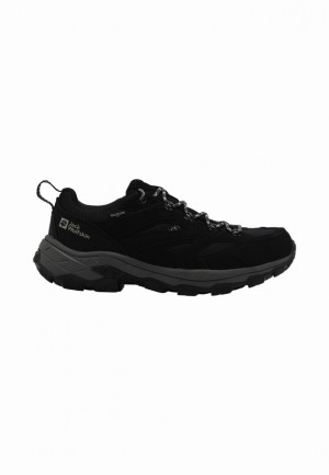 Black Men Jack Wolfskin Vojo Tour Texapore Low Hiking Shoes | 83022224