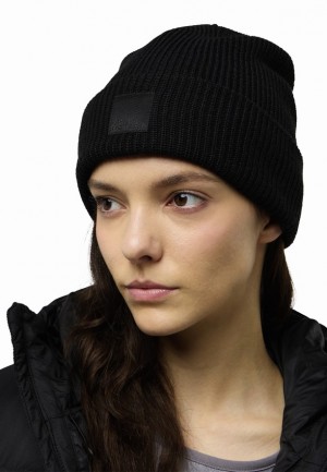 Black Men Jack Wolfskin Wanderest Beanie | 58928618