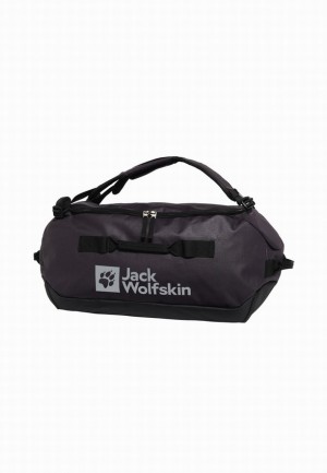 Black Women Jack Wolfskin All-in 45 Duffle Bags | 36919585