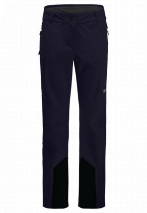 Black Women Jack Wolfskin Alpspitze Tour Pants | 69011401
