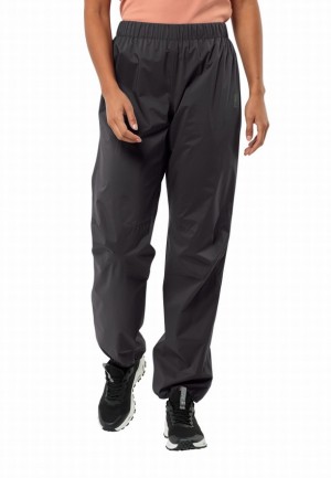Black Women Jack Wolfskin Bike Commute 2.5l Pants | 14516313