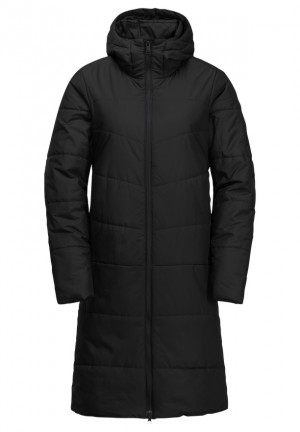 Black Women Jack Wolfskin Deutzer Coats | 38229210