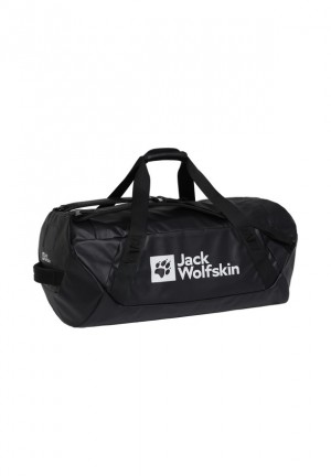 Black Women Jack Wolfskin Expdn 70 Duffle Bags | 62757929