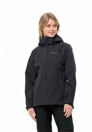 Black Women Jack Wolfskin Fernblick 2l Jackets | 10877473