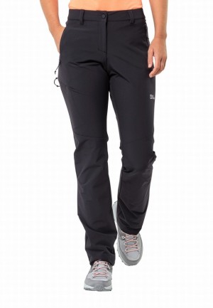 Black Women Jack Wolfskin Holdsteig Hiking Pants | 32788113