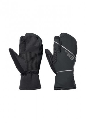 Black Women Jack Wolfskin Morobbia Light Gloves | 52906895