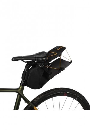 Black Women Jack Wolfskin Morobbia Seat Bike Bag | 33365252
