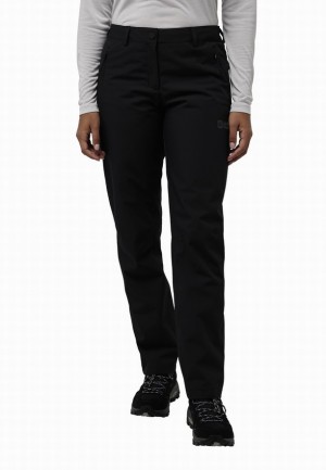 Black Women Jack Wolfskin Parana Hiking Pants | 74443991