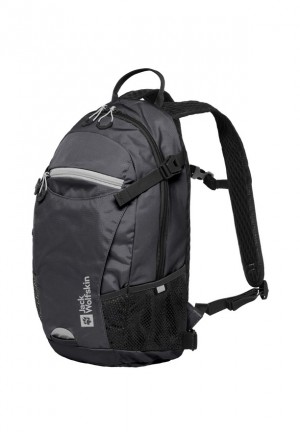 Black Women Jack Wolfskin Velocity 12 Bike Backpack | 35382206