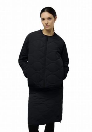 Black Women Jack Wolfskin Wandersome Ins Jackets | 97139182