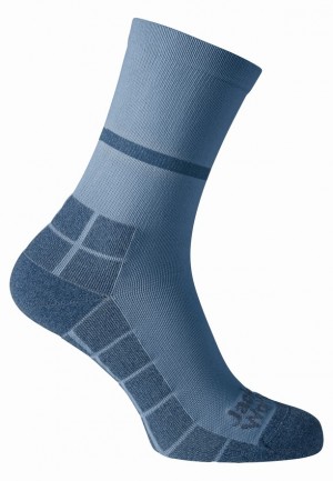 Blue Men Jack Wolfskin Light Multi Cl C Socks | 24365646