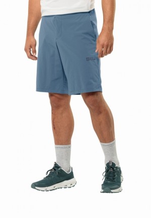 Blue Men Jack Wolfskin Prelight Shorts | 90764761