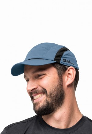 Blue Men Jack Wolfskin Vent Baseball Caps | 17547533