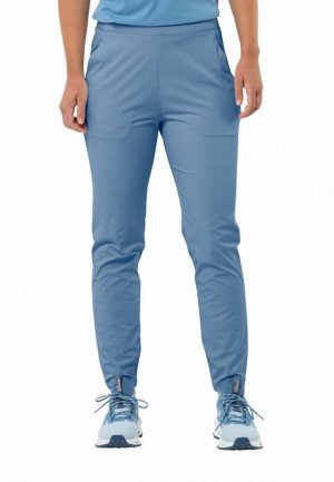 Blue Women Jack Wolfskin Prelight Pants | 35623685