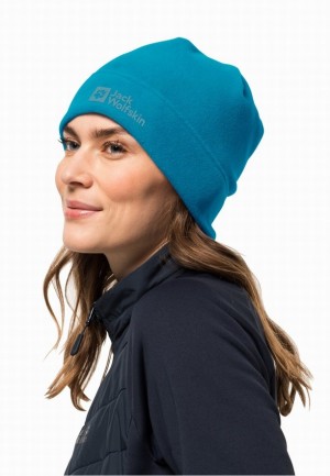 Blue Women Jack Wolfskin Real Stuff Beanie | 77086051