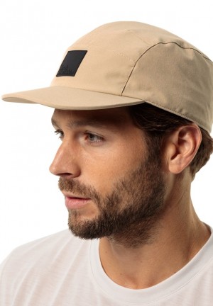 Brown Men Jack Wolfskin Mainkai Caps | 55908068