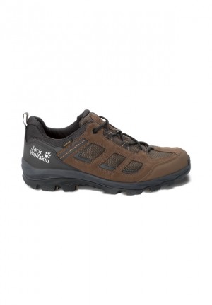 Brown Men Jack Wolfskin Vojo 3 Texapore Low Hiking Shoes | 90926928