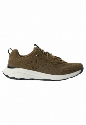 Chocolate Men Jack Wolfskin Dromoventure Knit Low Outdoor Shoes | 73486408