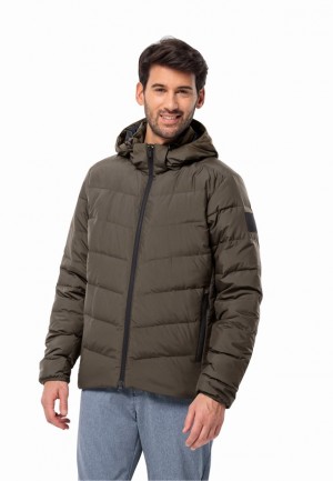 Coffee Men Jack Wolfskin Colonius Down Jackets | 50110650