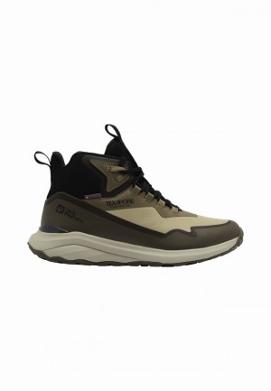 Coffee Men Jack Wolfskin Dromoventure Wt Texapore Mid Outdoor Shoes | 10114519