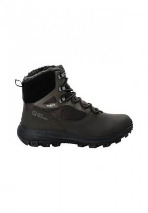 Coffee Men Jack Wolfskin Everquest Texapore High Winter Shoes | 37303472